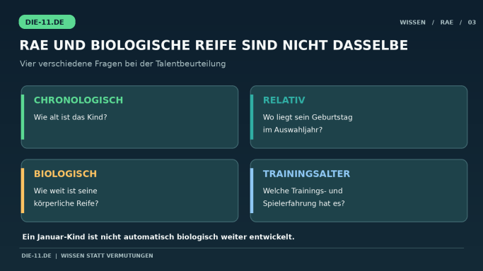 RAE und Biologische Reife